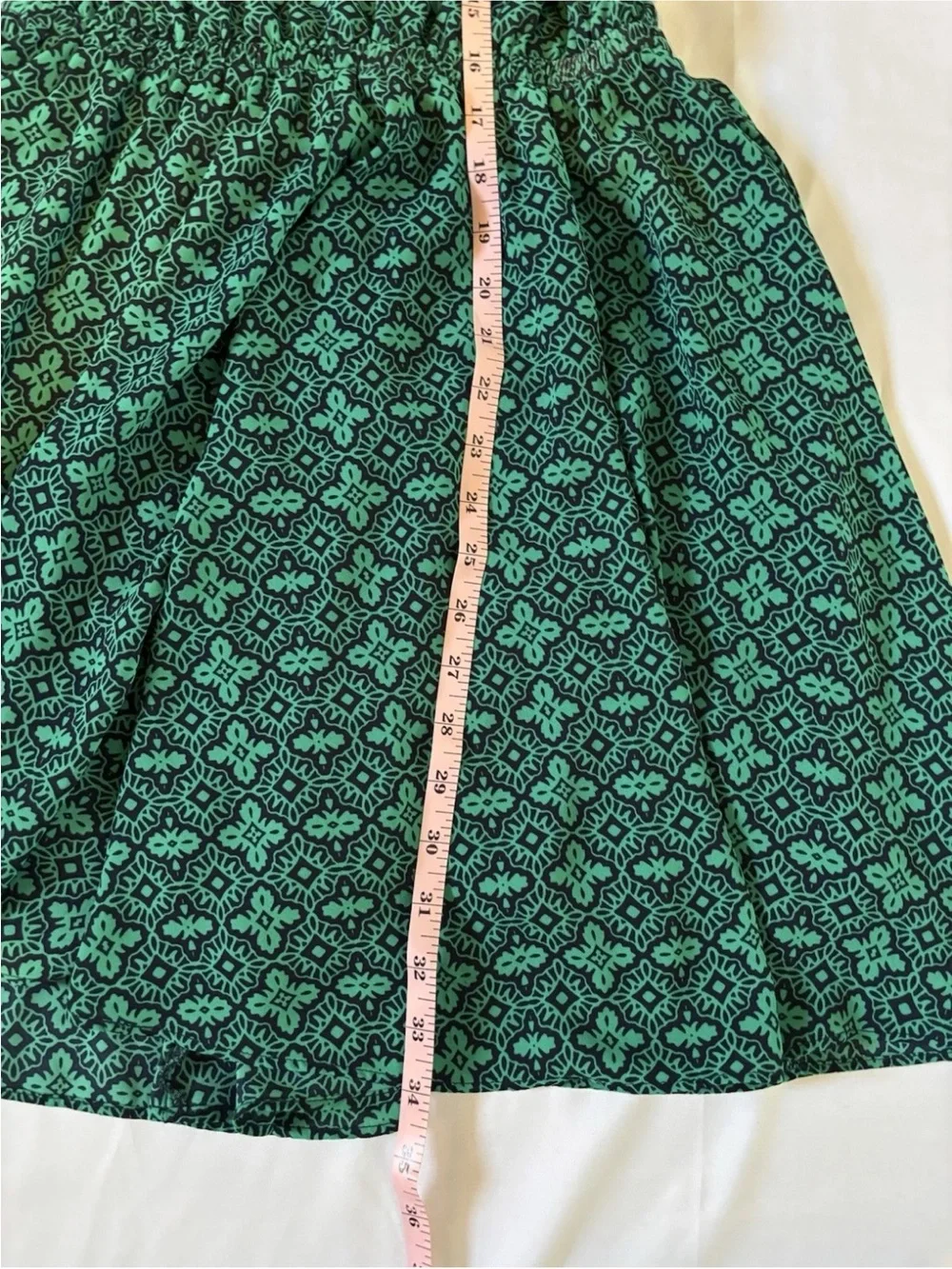 Banana Republic Petite XS Halter Fit Flare Dress Green